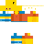 Minecraft skin texture, 64x64 pixels