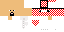 Minecraft skin texture, 64x32 legacy pixels