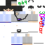 Minecraft skin texture, 64x64 pixels