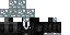 Minecraft skin texture, 64x32 legacy pixels