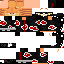 Minecraft skin texture, 64x64 pixels