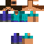 Minecraft skin texture, 64x64 pixels