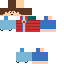 Minecraft skin texture, 64x64 pixels