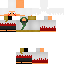 Minecraft skin texture, 64x64 pixels
