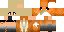 Minecraft skin texture, 64x32 legacy pixels
