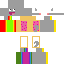 Minecraft skin texture, 64x64 pixels