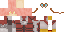Minecraft skin texture, 64x32 legacy pixels