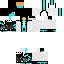 Minecraft skin texture, 64x64 pixels