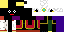 Minecraft skin texture, 64x32 legacy pixels