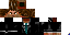 Minecraft skin texture, 64x32 legacy pixels