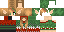 Minecraft skin texture, 64x32 legacy pixels