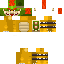 Minecraft skin texture, 64x64 pixels