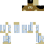 Minecraft skin texture, 64x64 pixels