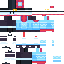Minecraft skin texture, 64x64 pixels