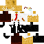 Minecraft skin texture, 64x64 pixels