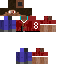 Minecraft skin texture, 64x64 pixels