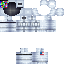 Minecraft skin texture, 64x64 pixels