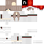 Minecraft skin texture, 64x64 pixels