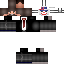 Minecraft skin texture, 64x64 pixels