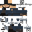 Minecraft skin texture, 64x64 pixels
