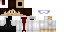 Minecraft skin texture, 64x32 legacy pixels