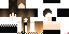 Minecraft skin texture, 64x32 legacy pixels