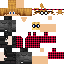 Minecraft skin texture, 64x64 pixels