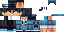 Minecraft skin texture, 64x32 legacy pixels