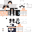 Minecraft skin texture, 64x64 pixels