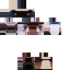 Minecraft skin texture, 64x64 pixels