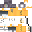 Minecraft skin texture, 64x64 pixels