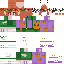 Minecraft skin texture, 64x64 pixels