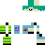 Minecraft skin texture, 64x64 pixels