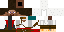 Minecraft skin texture, 64x32 legacy pixels