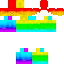 Minecraft skin texture, 64x64 pixels