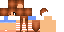 Minecraft skin texture, 64x32 legacy pixels