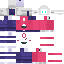 Minecraft skin texture, 64x64 pixels