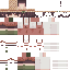 Minecraft skin texture, 64x64 pixels