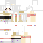 Minecraft skin texture, 64x64 pixels
