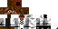Minecraft skin texture, 64x32 legacy pixels