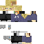 Minecraft skin texture, 64x64 pixels