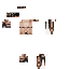 Minecraft skin texture, 64x64 pixels