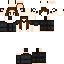 Minecraft skin texture, 64x64 pixels