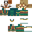 Minecraft skin texture, 64x64 pixels