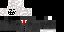 Minecraft skin texture, 64x32 legacy pixels