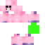 Minecraft skin texture, 64x64 pixels