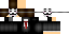 Minecraft skin texture, 64x32 legacy pixels