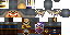 Minecraft skin texture, 64x32 legacy pixels