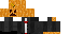 Minecraft skin texture, 64x32 legacy pixels