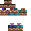 Minecraft skin texture, 64x64 pixels